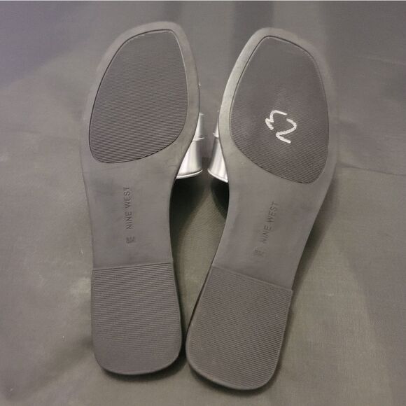 BRAND NEW NINE WEST SLIDE JEWEL MATTER DESIGN SANDAL R3 - Picture 9 of 16